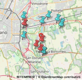 Mappa Via Idroscalo, 20068 Peschiera Borromeo MI, Italia (3.37857)