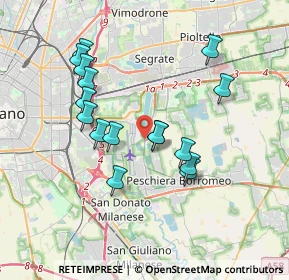 Mappa Via Idroscalo, 20068 Peschiera Borromeo MI, Italia (3.395)