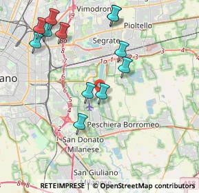 Mappa Via Idroscalo, 20068 Peschiera Borromeo MI, Italia (4.3275)