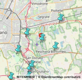 Mappa Via Idroscalo, 20068 Peschiera Borromeo MI, Italia (5.73636)