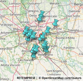 Mappa Via Idroscalo, 20068 Peschiera Borromeo MI, Italia (10.0375)