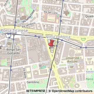 Mappa Via Col del Rosso, 2, 20136 Milano, Milano (Lombardia)