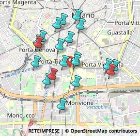 Mappa Via Col Moschin, 20136 Milano MI, Italia (0.8465)
