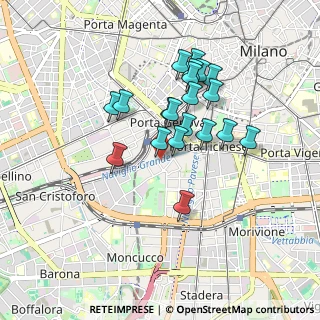 Mappa Via Pasquale Paoli, 20143 Milano MI, Italia (0.7495)