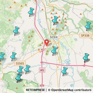 Mappa P.zza Borgonuovo, 10010 Ivrea TO, Italia (6.78286)
