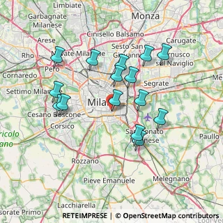 Mappa Via Lazzaro Papi, 20135 Milano MI, Italia (6.76667)