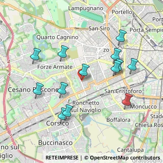 Mappa Via Angelo Inganni, 20147 Milano MI, Italia (2.03231)