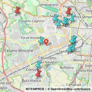 Mappa Via Angelo Inganni, 20147 Milano MI, Italia (2.505)