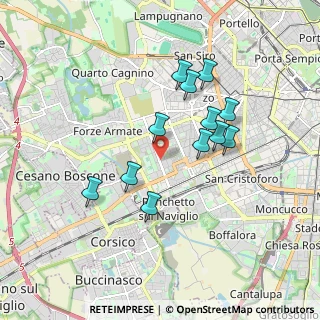 Mappa Via Angelo Inganni, 20147 Milano MI, Italia (1.58417)