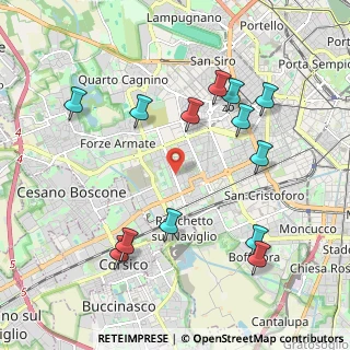 Mappa Via Angelo Inganni, 20147 Milano MI, Italia (2.19385)