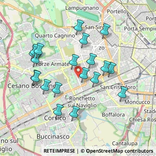 Mappa Via Angelo Inganni, 20147 Milano MI, Italia (1.958)