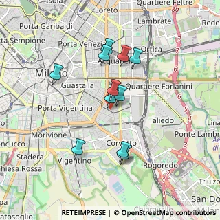 Mappa Via Val Bogna, 20137 Milano MI, Italia (1.60833)