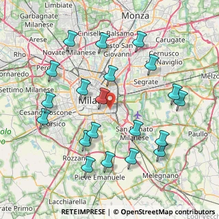 Mappa Via Rodolfo Carabelli, 20137 Milano MI, Italia (8.6555)