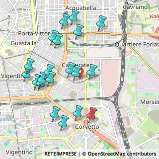 Mappa Via Rodolfo Carabelli, 20137 Milano MI, Italia (1.087)