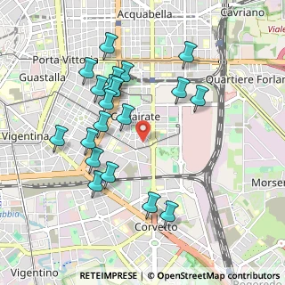Mappa Via Luigi Resnati, 20137 Milano MI, Italia (0.9585)