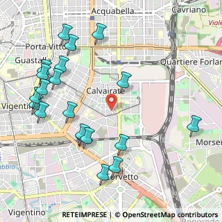 Mappa Via Luigi Resnati, 20137 Milano MI, Italia (1.2365)