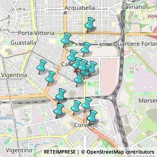 Mappa Via Luigi Resnati, 20137 Milano MI, Italia (0.819)