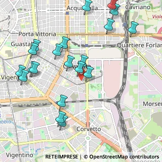 Mappa Via Luigi Resnati, 20137 Milano MI, Italia (1.2005)
