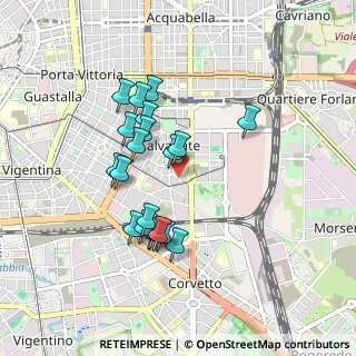 Mappa Via Luigi Resnati, 20137 Milano MI, Italia (0.7925)