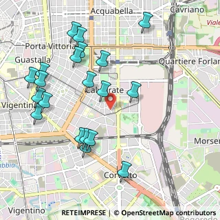 Mappa Via Rodolfo Carabelli, 20137 Milano MI, Italia (1.1485)