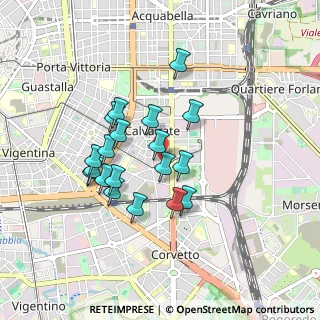 Mappa Via Luigi Resnati, 20137 Milano MI, Italia (0.7505)