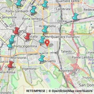 Mappa Via Rodolfo Carabelli, 20137 Milano MI, Italia (2.83923)