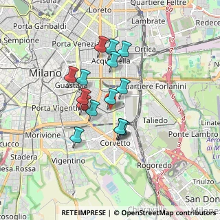 Mappa Via Luigi Resnati, 20137 Milano MI, Italia (1.33375)