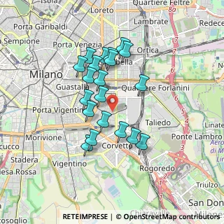 Mappa Via Rodolfo Carabelli, 20137 Milano MI, Italia (1.4905)