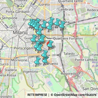 Mappa Via Rodolfo Carabelli, 20137 Milano MI, Italia (1.5655)
