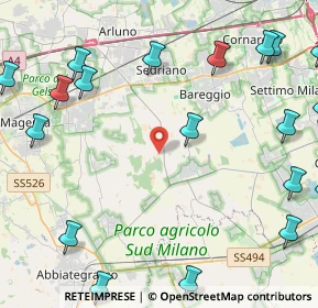 Mappa Via Cascina Manzola, 20080 Cisliano MI, Italia (6.473)