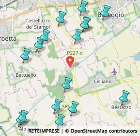 Mappa Via Cascina Manzola, 20080 Cisliano MI, Italia (2.68438)