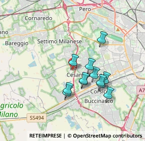 Mappa Via Lucera, 20152 Milano MI, Italia (2.88333)
