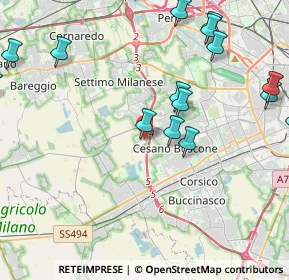 Mappa Via Lucera, 20152 Milano MI, Italia (5.9445)