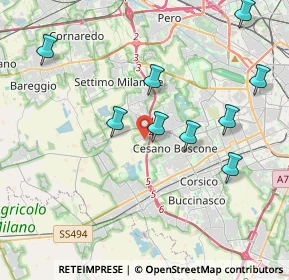Mappa Via Lucera, 20152 Milano MI, Italia (5.45083)
