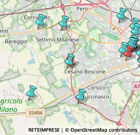 Mappa Via Lucera, 20152 Milano MI, Italia (6.412)