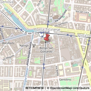 Mappa Corso San Gottardo,  8, 20136 Milano, Milano (Lombardia)