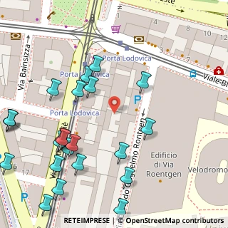 Mappa Via Guglielmo Röntgen, 20136 Milano MI, Italia (0.07391)