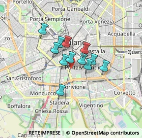 Mappa Via Guglielmo Röntgen, 20136 Milano MI, Italia (1.1025)