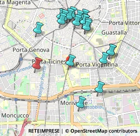 Mappa Via Guglielmo Röntgen, 20136 Milano MI, Italia (1.075)