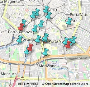 Mappa Via Guglielmo Röntgen, 20136 Milano MI, Italia (0.872)