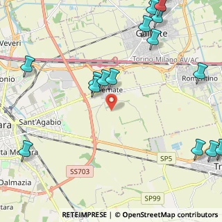 Mappa Pernate, 28100 Pernate NO, Italia (3.20222)