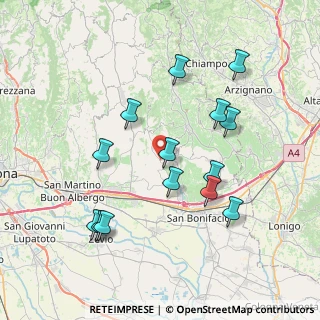 Mappa Via Tamellini, 37038 Soave VR, Italia (7.69429)