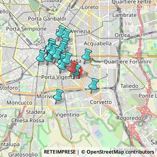 Mappa Via Lodovico Muratori, 20135 Milano MI, Italia (1.5485)