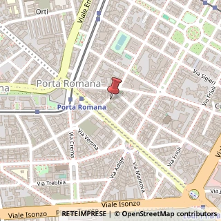 Mappa Via Bernardino Corio, 6, 20135 Milano, Milano (Lombardia)