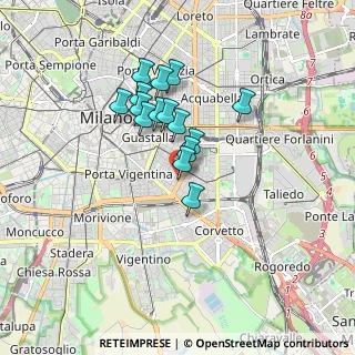 Mappa Via Ludovico Muratori, 20135 Milano MI, Italia (1.31733)