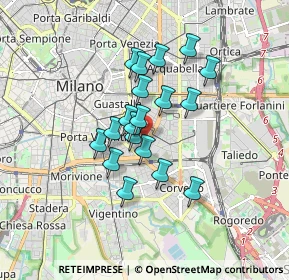 Mappa Via Muratori Lodovico, 20135 Milano MI, Italia (1.27211)