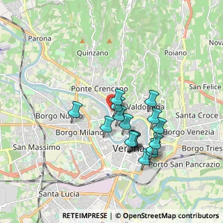 Mappa Via S. Camillo de Lellis, 37124 Verona VR, Italia (1.54882)