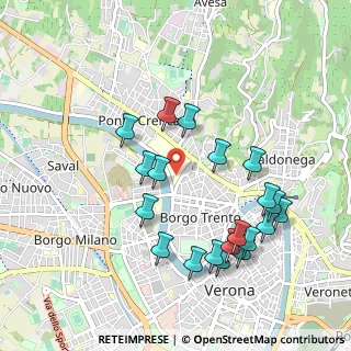 Mappa Via S. Camillo de Lellis, 37124 Verona VR, Italia (1.001)
