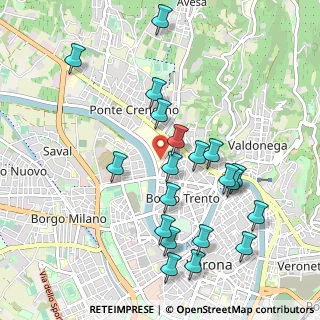 Mappa Via S. Camillo de Lellis, 37124 Verona VR, Italia (1.056)