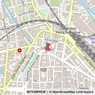 Mappa Baluardo Quintino Sella, 28/a, 28100 Novara, Novara (Piemonte)